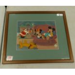 The Walt Disney Company Limited edition sericel print titled Not Even a Mouse, frame size 43 x