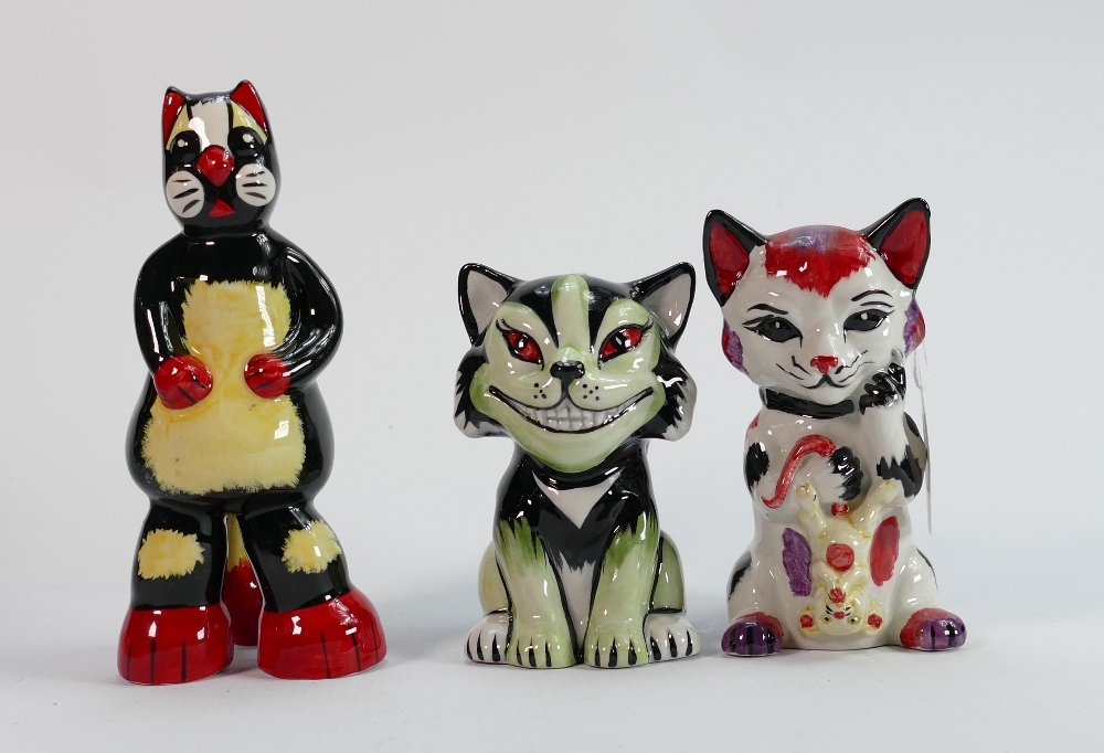 Three Lorna Bailey Cats: - Image 2 of 2