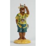 Royal Doulton prototype Bunnykins figure The Tourist: With silver highlights to camera and bag and