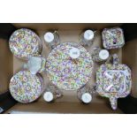 A collection of James Kent & Next Interiors branded Chintz Tea ware: 23 pieces