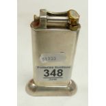Dunhill Silver Plated Standard Table Cigarette Lighter: