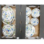 A Large Collection of Masons Regency Patterned Dinner Ware including: platters, tureens, side