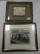 Two Framed Photographs of Veteran Motorcars: largest 16cm x 21cm(2)