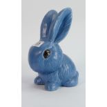 Large Sylvac blue rabbit 1028: 24.5 cm high.