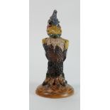 Burslem Pottery Policeman Grotesque Bird: limited edition, height 25cm