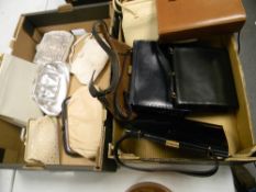 A collection of ladies leather handbags some with matching purses including: mostly Waldybag (2