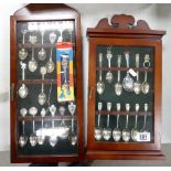 Two Cased sets of Souvenir Spoons: with additional item(3)
