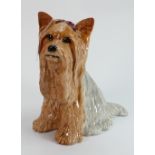 Beswick large fireside Yorkshire terrier dog: Ref 2377.