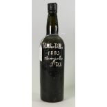 Padre Vale Vinho Velho Avozinha 1883: Level to top shoulder, remains of wax capsule, slightly