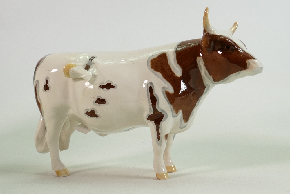 Beswick Ayrshire Bull 1454B: leg detached but present