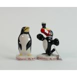 Two Carlton ware Guinness advertising figures: Largest 11cm (2)
