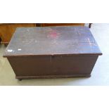 Pine Tool Chest: with rope handles, length 85cm