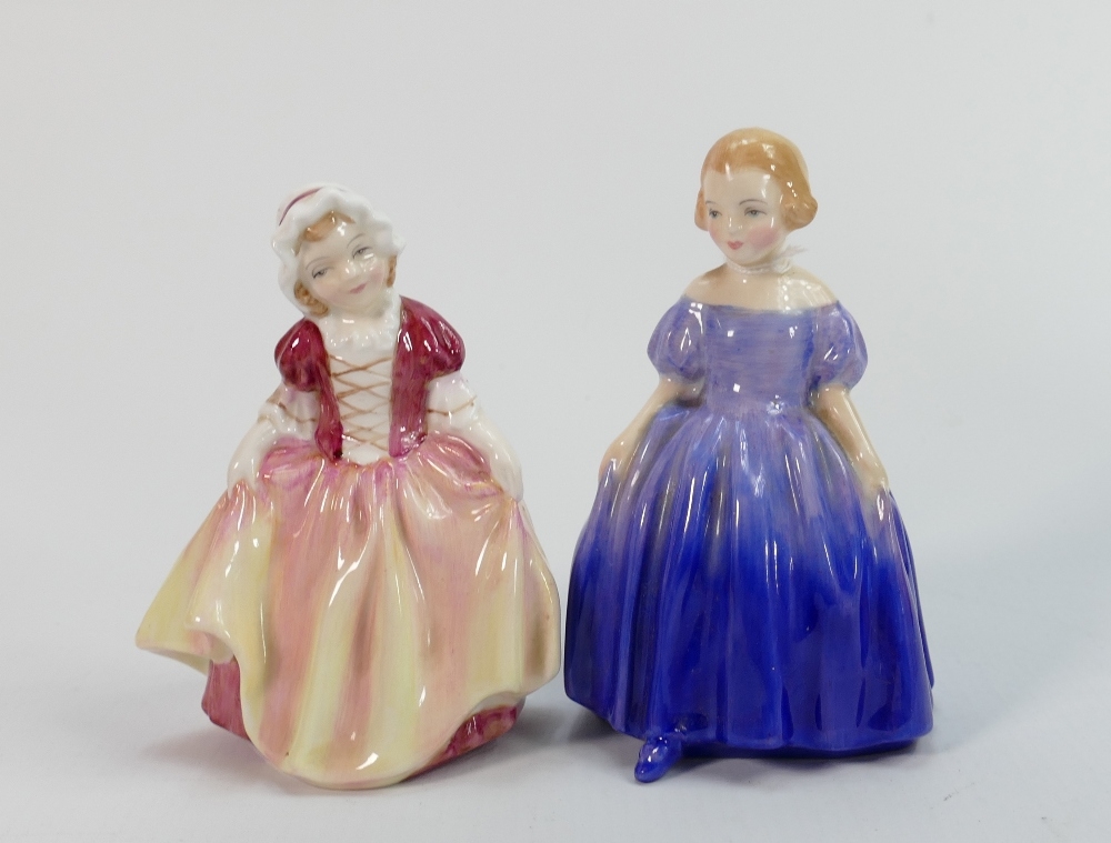 Two Royal Doulton smaller size child figures: Marie HN1370 & Dinky Do HN2120.