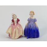 Two Royal Doulton smaller size child figures: Marie HN1370 & Dinky Do HN2120.