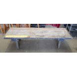 Pine Slaughter Mans Pig Bench: length 171cm, width 55cm and height 41cm