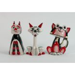 Three x Lorna Bailey cats: