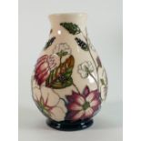Moorcroft Bramble Revisited Vase: designer Alica Amison, height 14cm