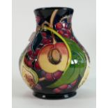 Moorcroft Queens Choice Vase: Designer Emma Bossons, height 16cm