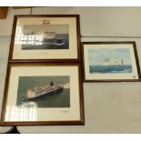 A collection of SDealink & P&O Ferries Framed Prints including: limited Edition M V Fantasia, M V