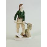 Coalport large size figure For King and Country Landgirl: