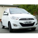 Hyundi i10 Active Automatic 4 door petrol car: Reg LP11VRG, 1248cc, MOT valid until December 2021,