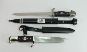 Reproduction Hitler Youth Nazi Daggers (2)