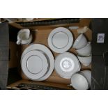 Royal Doulton Argenta Patterned Tea Set:27 piece