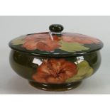 Moorcroft Magnolia pattern lidded bowl: Measures 14.5cm