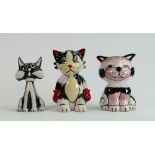 Three x Lorna Bailey cats: