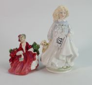 Two larger Royal Doulton figures Lydia & Hope: HN1908 & Hope HN3061, limited edition 8813/9500
