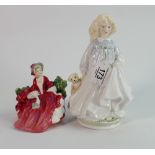 Two larger Royal Doulton figures Lydia & Hope: HN1908 & Hope HN3061, limited edition 8813/9500