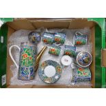 Japanese nice quality coffee set: 14 pieces including coffee pot. (14)