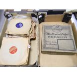 A lare collection of Gramophone Records: including: Hismaster Voice Boxed set(2 trays)