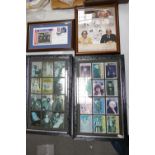 A mixed collection of items to include Benham signed Legends of Comedy Two Ronnies Framed item,