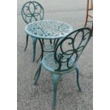 Aluminium 2 Seater Garden Set: