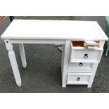 Modern Painted Pine Dressing Table: