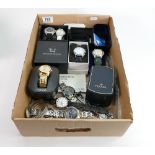 14 x various fashion mainly gents watches: Includes Pulsar & assorted fashion brands, some still
