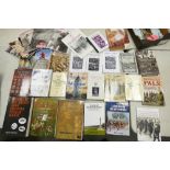 A collection of Army Reference Books to include: Regiment books, WW1 theme books, Military Badge