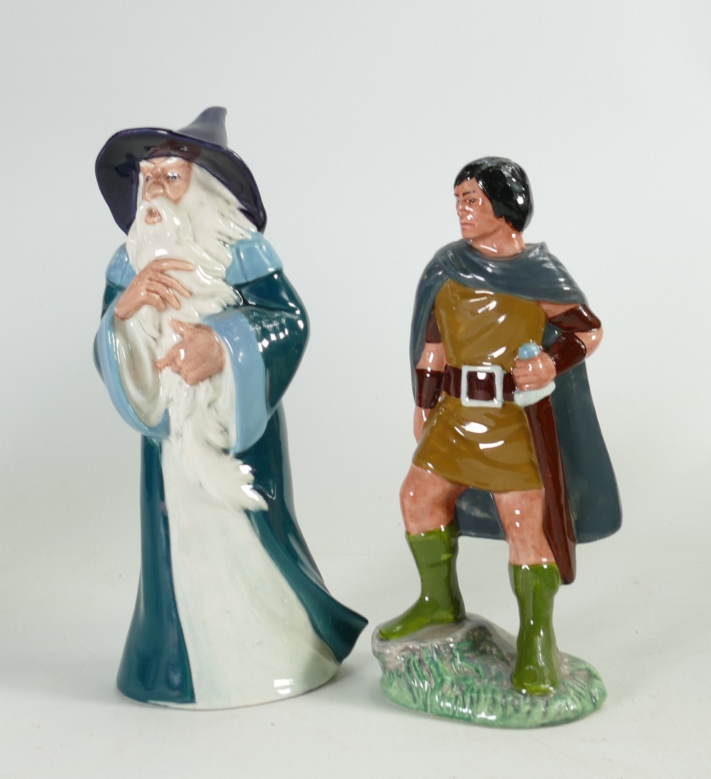 Two Un Marked Royal Doulton Lord of the Rings Figures: