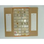 Large Card Flip Case containing 20 professional microscope slides: