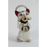 Lorna Bailey cat angel playing harp limited edition 5/6: Standing 17 cm high.