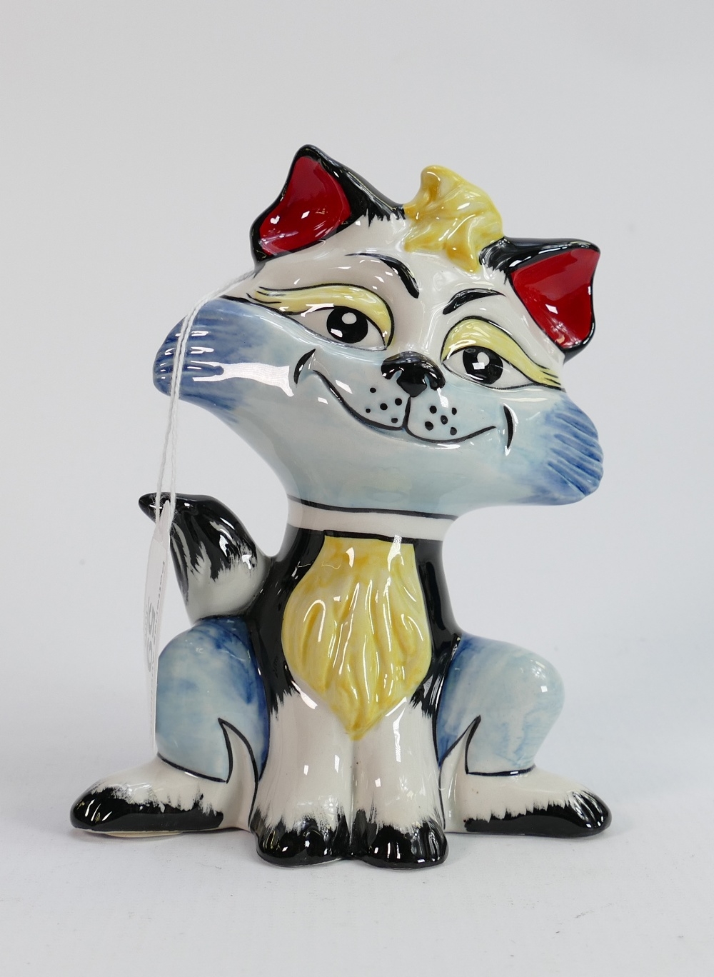 Lorna Bailey cat unique edition of one only: Standing 14.5 cm tall. Limited edition 1/1. - Image 2 of 2