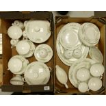 A large collection of Wedgwood Westbury patterned tea & dinner ware to include: dinner plates,