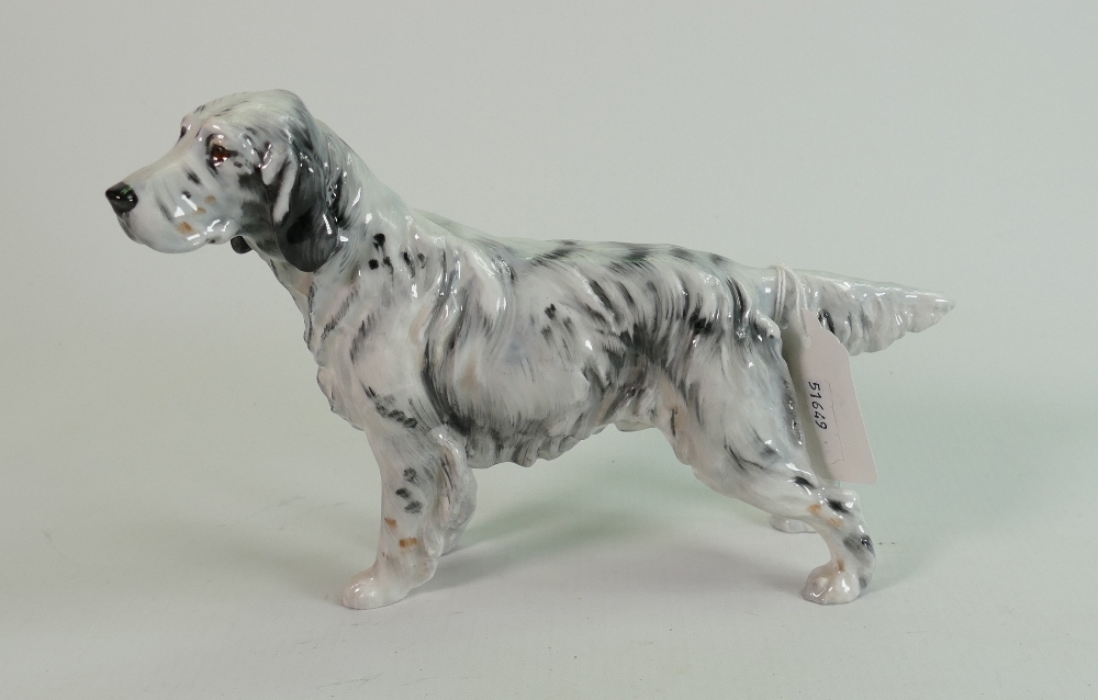 Royal Doulton grey setter dog HN1050: 21 cm long.