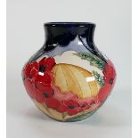 Moorcroft Forever England Vase: designer Vicky Lovatt, height 14cm