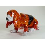 Anita Harris Limited Edition Basset Hound: length 20cm