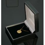 9ct gold Star of David pendant & 17.5 inch chain: brand new & boxed QVC, 2.9g.