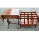 Reproduction Canterbury : together with small drop leaf table(2)