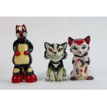 Three Lorna Bailey Cats: