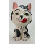 Lorna Bailey blow up giant size cat figure limited edition of only ONE: 27 cm high. 1/1.